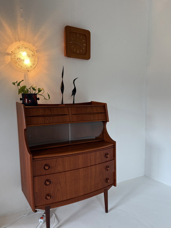Image 1 of Vintage ice glass wall lamp/ceiling lamp, Kaiser Leuchten ‘60
