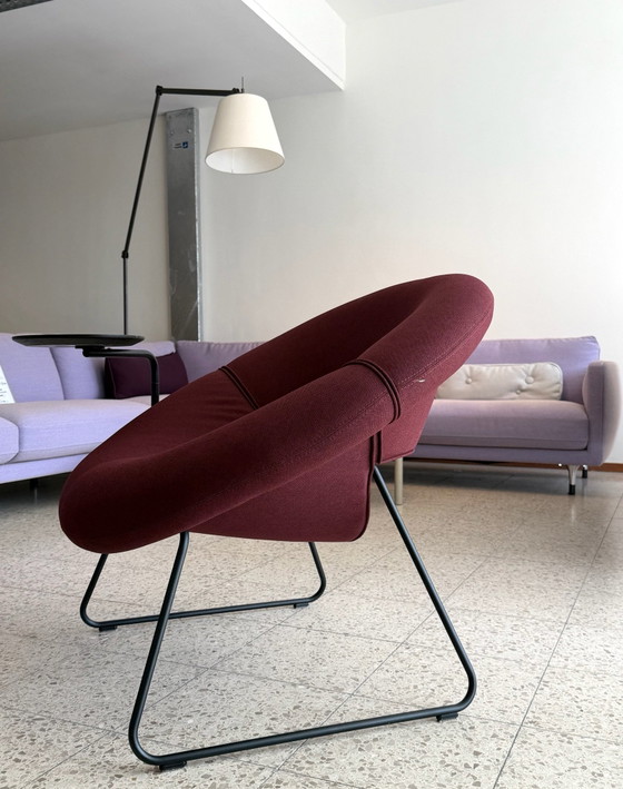 Fauteuil Leolux Mimas avec table d'appoint – Métal (photo 11 of 12)