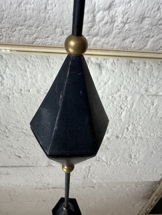 Image 1 of Candelabro de bronce, diseño de Memphis, años 80