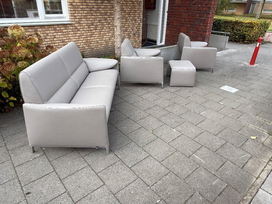 Image 1 of Leolux Felizia 2.5-zits + 2x Poltrona + POUF