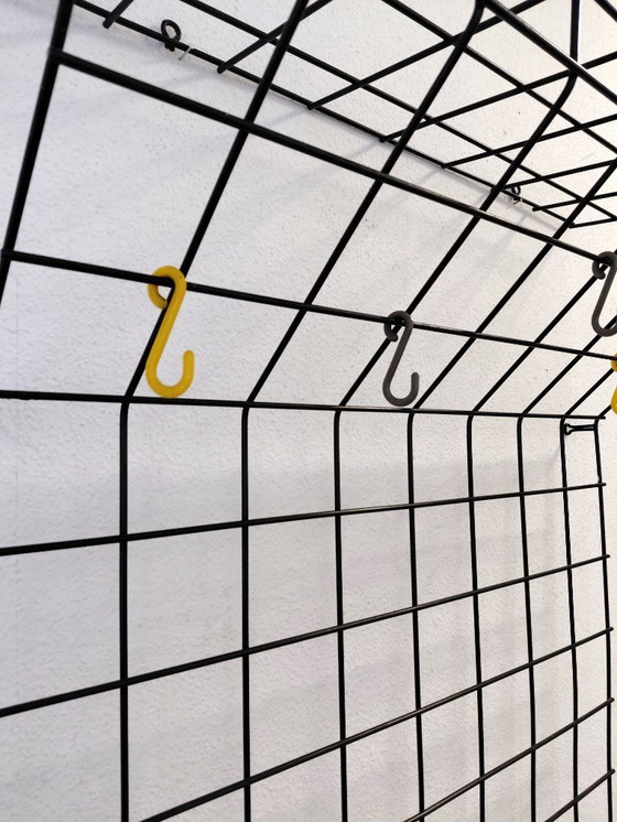 Image 1 of Armadio a muro in filo metallico Karl Fichtel 1950