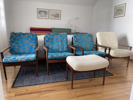 Rosewood lounge chair by Grete Jalk