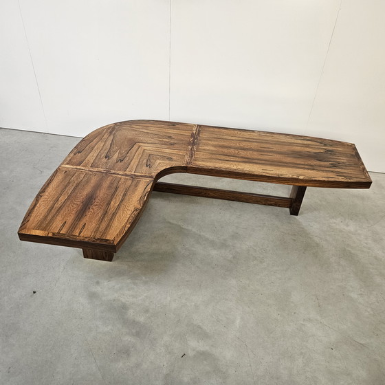 Image 1 of Table basse boomerang vintage en palissandre