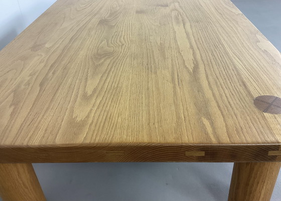 Image 1 of Brutalist seventies oak coffee table Chapo Perriander style