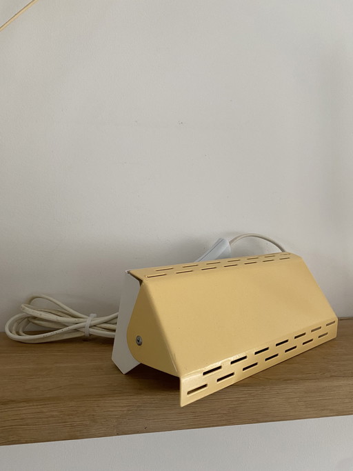Jaren 70 geel wandlamp / bedlampje