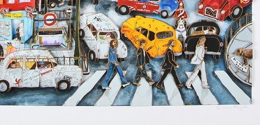 Pergola, Linnea - Picadilly-Circus - Giclée - signed by hand - NEW