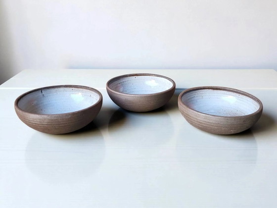 3 steengoed kommen van Ratilly / J&N Pierlot / Puisaye – Servies, Porcelain, Vintage (photo 6 of 6)