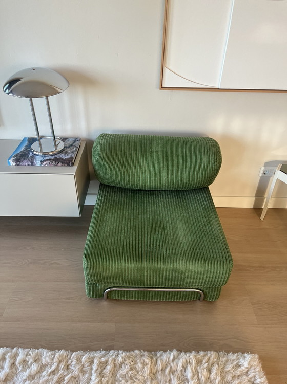 Image 1 of Vintage jaren 70 modulaire sofa | daybed | groen corduroy