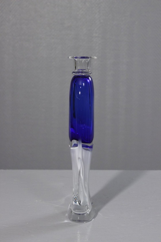 Image 1 of Imponente portacandele vintage in vetro soffiato, design Adam Jablonski, Polonia, anni '70