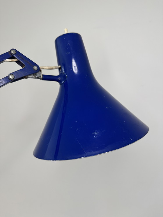 Image 1 of Vintage LUXO Architect Lamp – Blue – Industrial Design