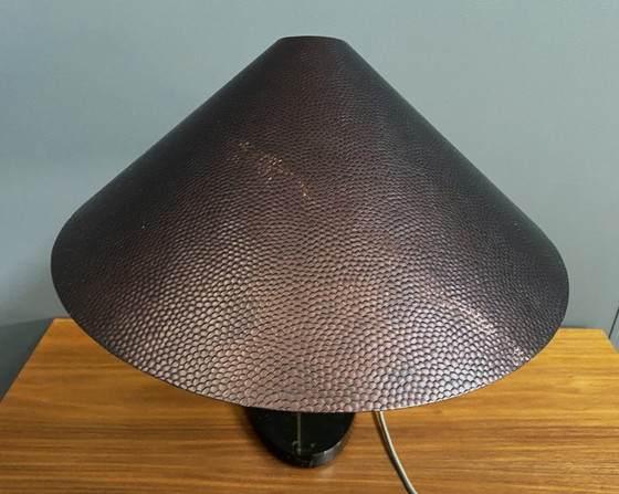 Image 1 of Lampe de table en métal couleur bronze par PGH Elekto, années 1960