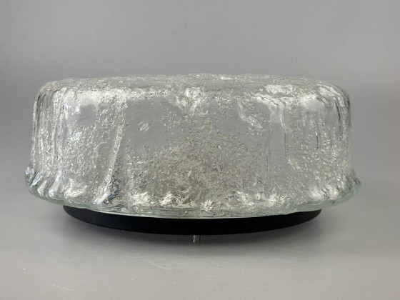 Image 1 of 60er 70er Jahre Deckenlampe Glashütte Limburg Germany Plafoniere Space Age