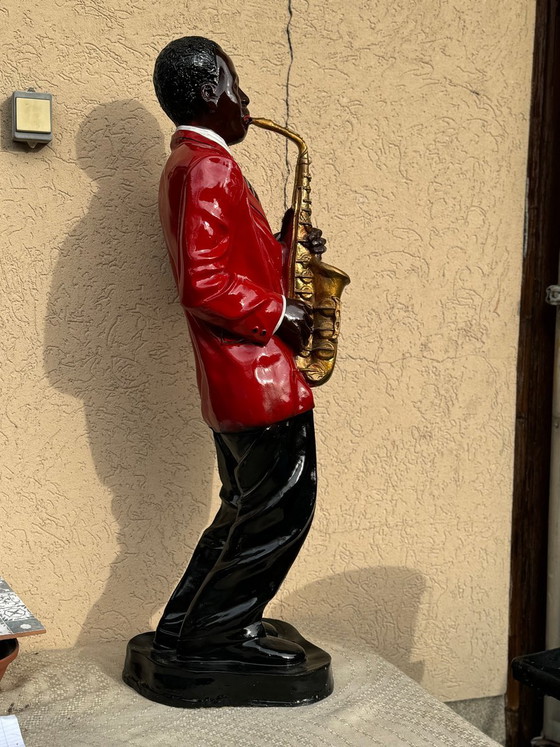 Grande figurine de jazz américaine, années 1960 – Sculptures (photo 2 of 9)