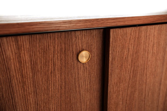 Image 1 of Schuifdressoir gebeitst teak T-S04 220