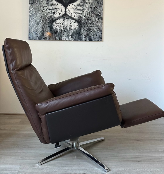 FSM Shelby Design Sessel Relaxsessel – Chrom, Leder (photo 13 of 14)