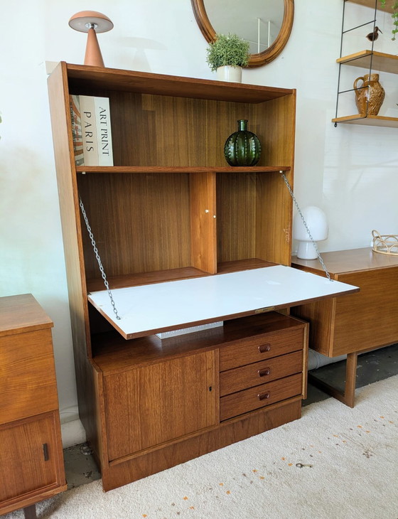 Image 1 of Vintage midcentury wandkast, wandmeubel 