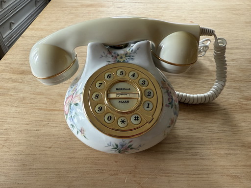 Vintage Royal Albert floral telephone Contance PTT