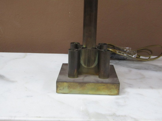 Image 1 of vintage brass lamp