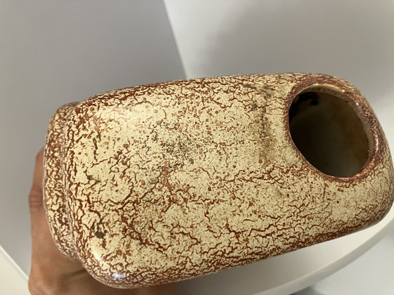 Image 1 of Bertoncello Rigon iconic italian mid century ceramic vase with holes