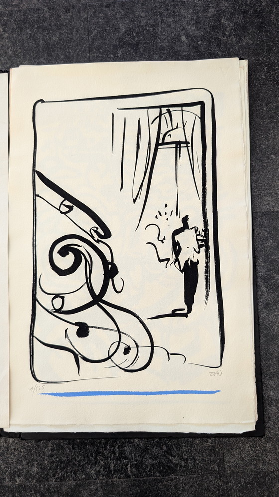 Image 1 of Zaü (André Langevin) – Portfolio complet « Carbone » (Carlton Cannes) – N° 1/135