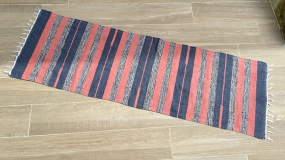 Tapis Kilim Coton Vintage Années 80 – Objets déco, Cotton (photo 16 of 17)