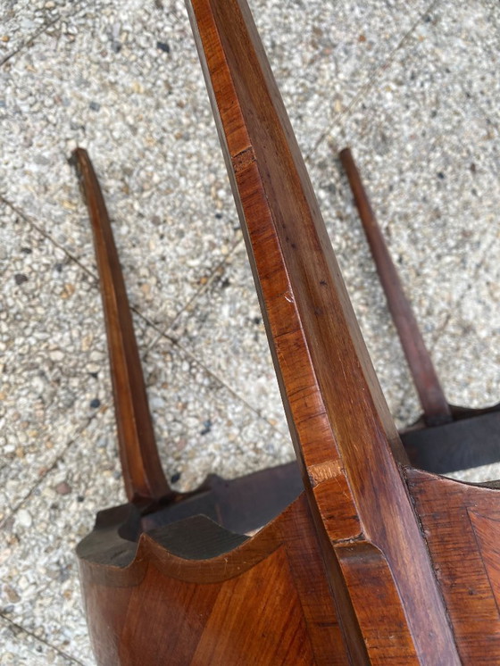 Image 1 of Louis XV style round marble coffee table