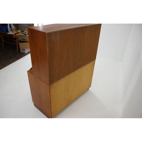 Image 1 of Vintage teak cabinet bookcase, Denmark 1960