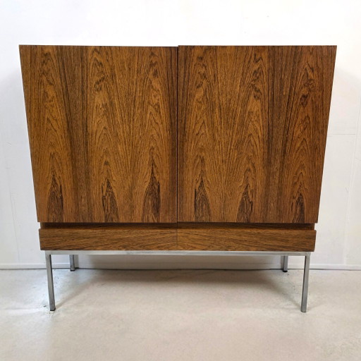Credenza alta in palissandro B60 di Dieter Waeckerlin per Behr, stile anni '70, metà del secolo scorso.