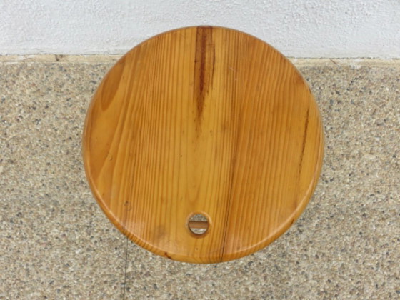 Taburete plegable al estilo de Roger Tallon o Adrian Reed, años 70-80. – Wood (photo 9 of 11)