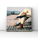 1x Mid Century Shoes in the Deck, 1973 | 70s colors minimalist