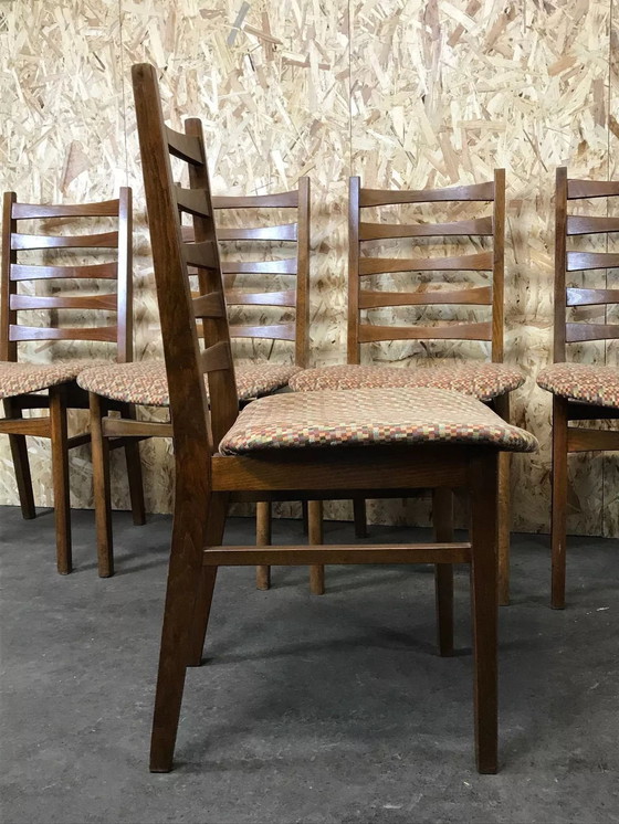 Image 1 of 5x 60s 70s chairs Dining Chair Dining chairs Danish Design 60s
