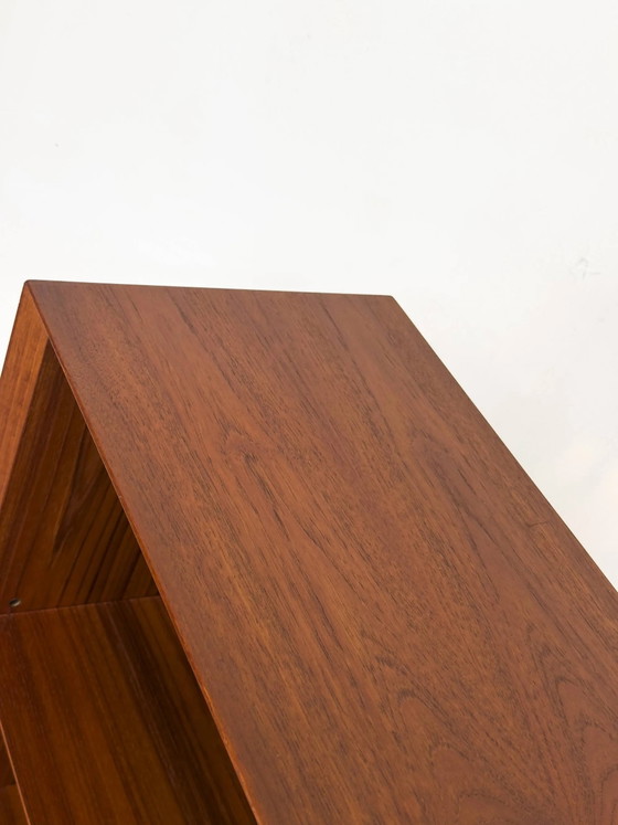 Vintage Danish Teak Bookcase by Chr. Linneberg, 1960s – Wood, Mid Century Modern (photo 7 of 21)
