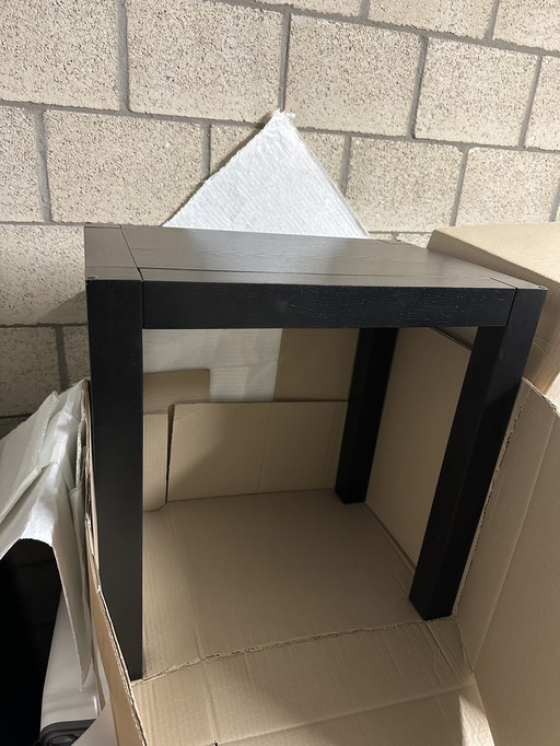 Bedside Tables with Glass on Top 60x40x60