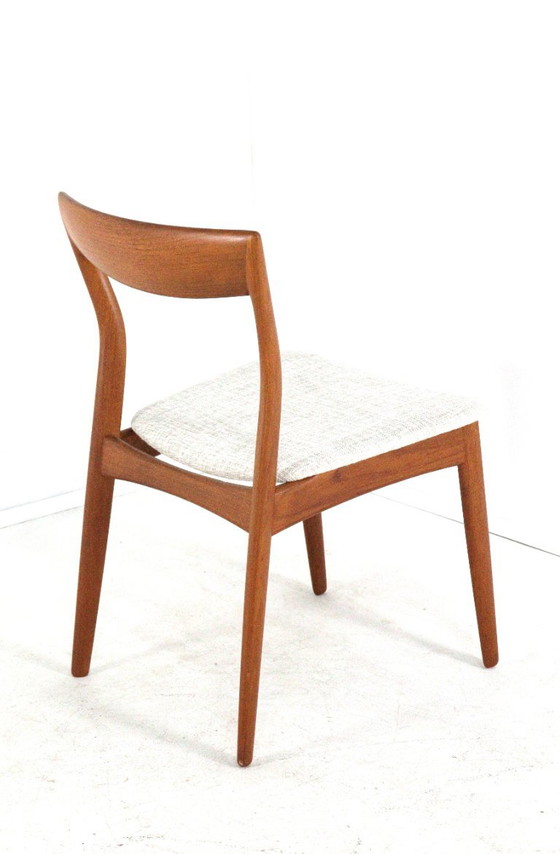 Set 6 Sedie da pranzo R. Borregaard per Viborg vintage imbottite restaurate – Wood (photo 11 of 16)