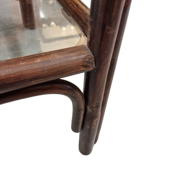 Image 1 of Grote vierkante Rotan etagere