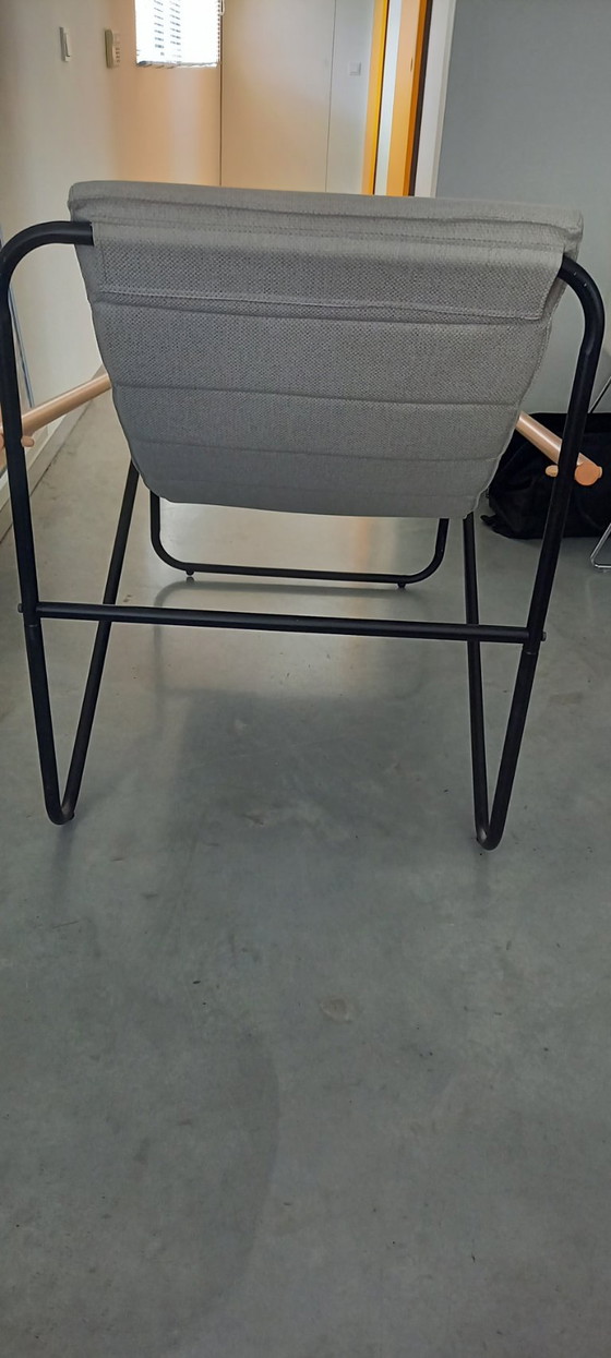 Nohr Loungeset 'Geron' Con 2 Sedie E Tavolo, Colore Beige/Nero – Poltrone, Metal, Polyester (photo 3 of 5)