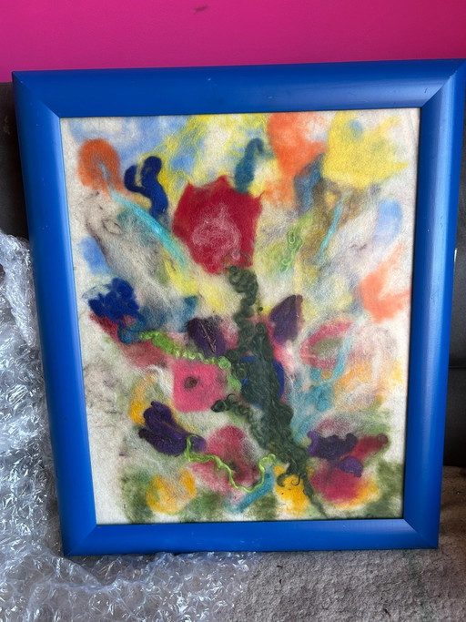 Quadro d'arte in feltro 40x60 cm