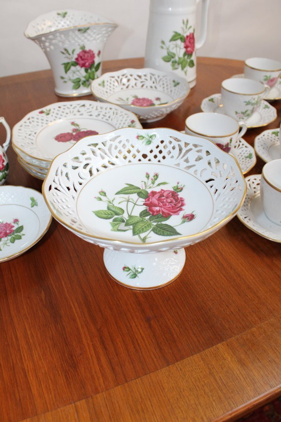 Image 1 of Openwork porcelain service - Pierre-Joseph Redouté for Arzberg