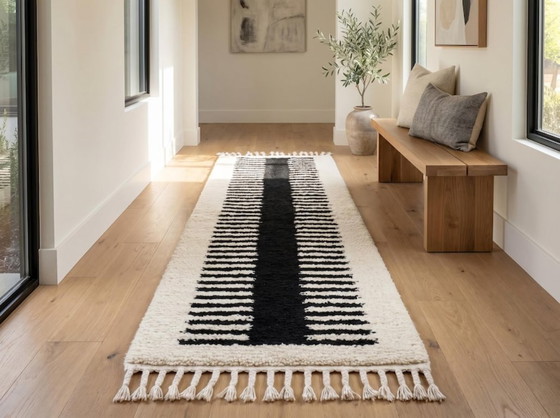 Tapis De Passage Marocain Berbère 90cmx300cm – Tappeti, Cotton (photo 6 of 7)