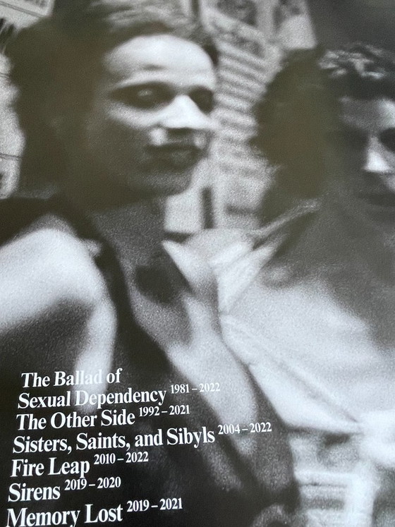 Image 1 of Nan Goldin, manifesto della mostra "Questa non finirà bene", copyright Nan Goldin, stampato in Svezia