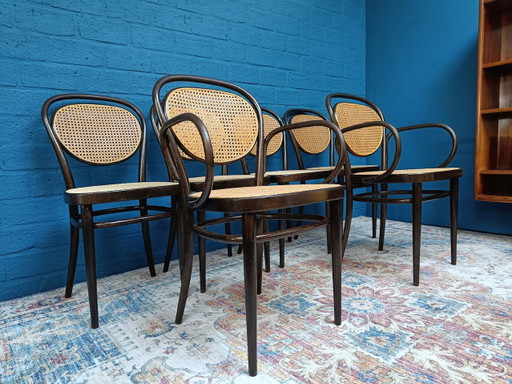 6x Thonet 215R Stühle