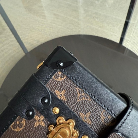 Image 1 of LOUIS VUITTON PETITE MALLE - CANVAS MONOGRAM BOX CROSSBODY