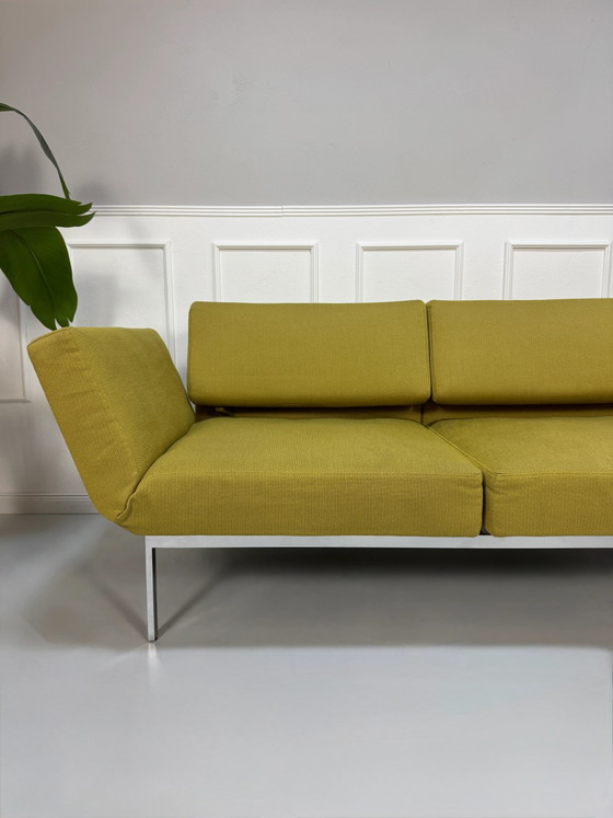 Image 1 of Brühl Roro Soft Sofa Stoff Grün Schlafsofa