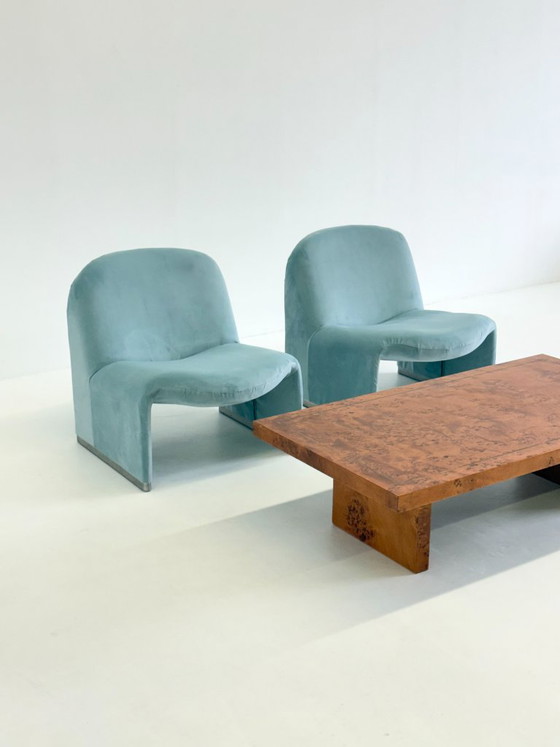 Anonima Castelli Alky Fauteuil en Velours Bleu Bébé – Textile (photo 11 of 14)