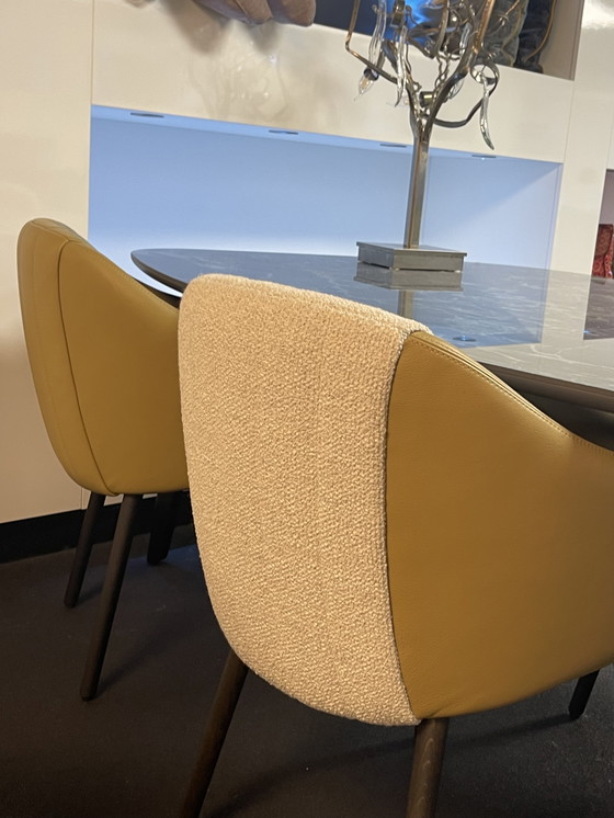 Image 1 of Sillas de comedor Leolux Baani (4)