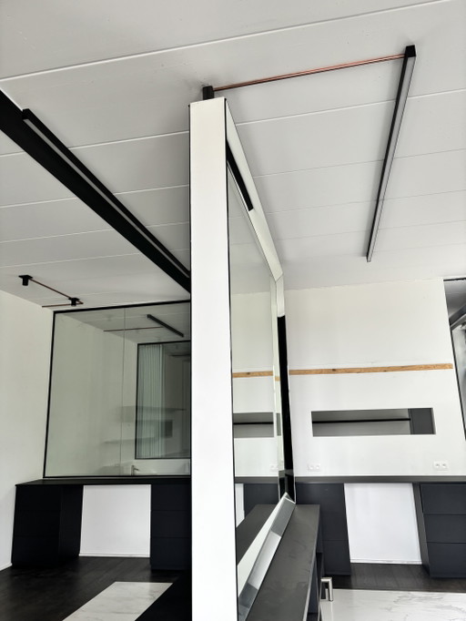 XL Architectural Facet Mirror – 230 Cm – Statement Mirror – spiegels, Glass (photo 2 of 11)