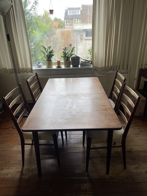 Ensemble de salle à manger Pastoe avec chaises assorties