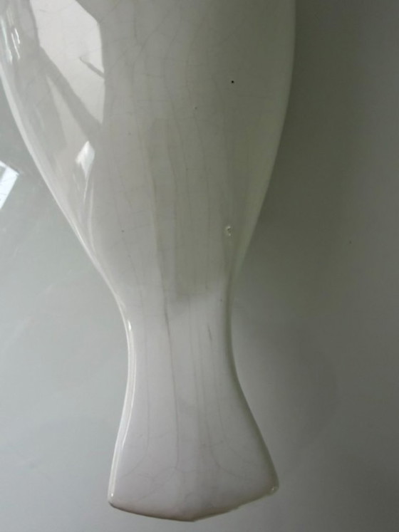 Image 1 of Vintage Scandinavian ceramic duck – stylized design – 32 cm