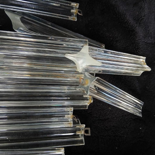 tube en verre pour lustre ou applique venini italien