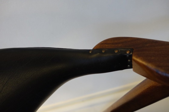 Image 1 of Sedia in corno di mucca Louis van Teffelen, anni '60, AWA